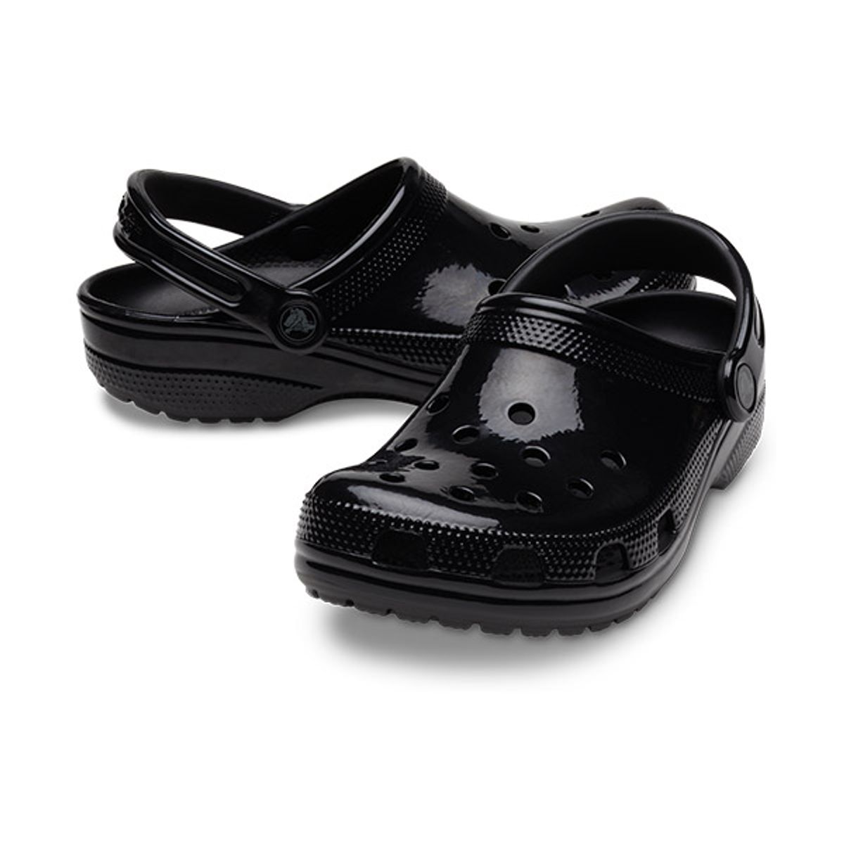 크록스(CROCS) 공용 클래식 하이 샤인 클로그 BK (24SUCL209609)