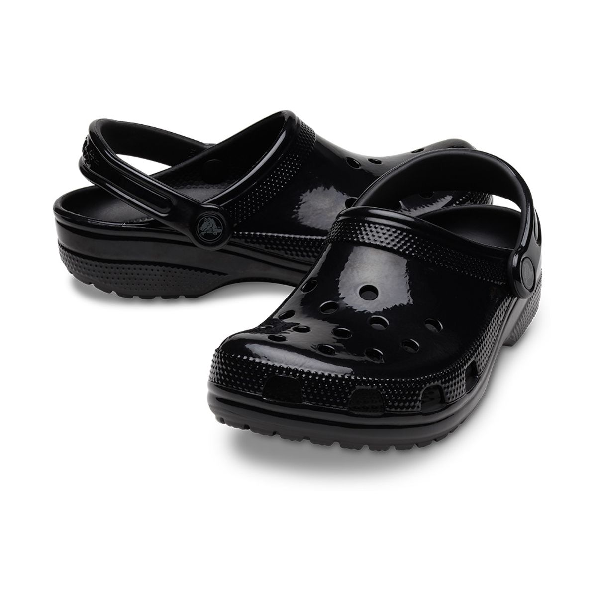 크록스(CROCS) 공용 클래식 하이 샤인 클로그 BK (24SUCL209609)