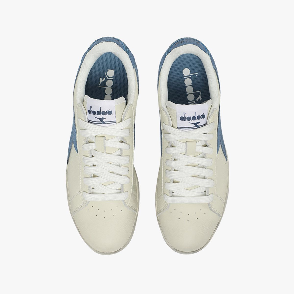 디아도라(diadora) 게임 L 로우 왁스드 스웨이드 팝 BLUE