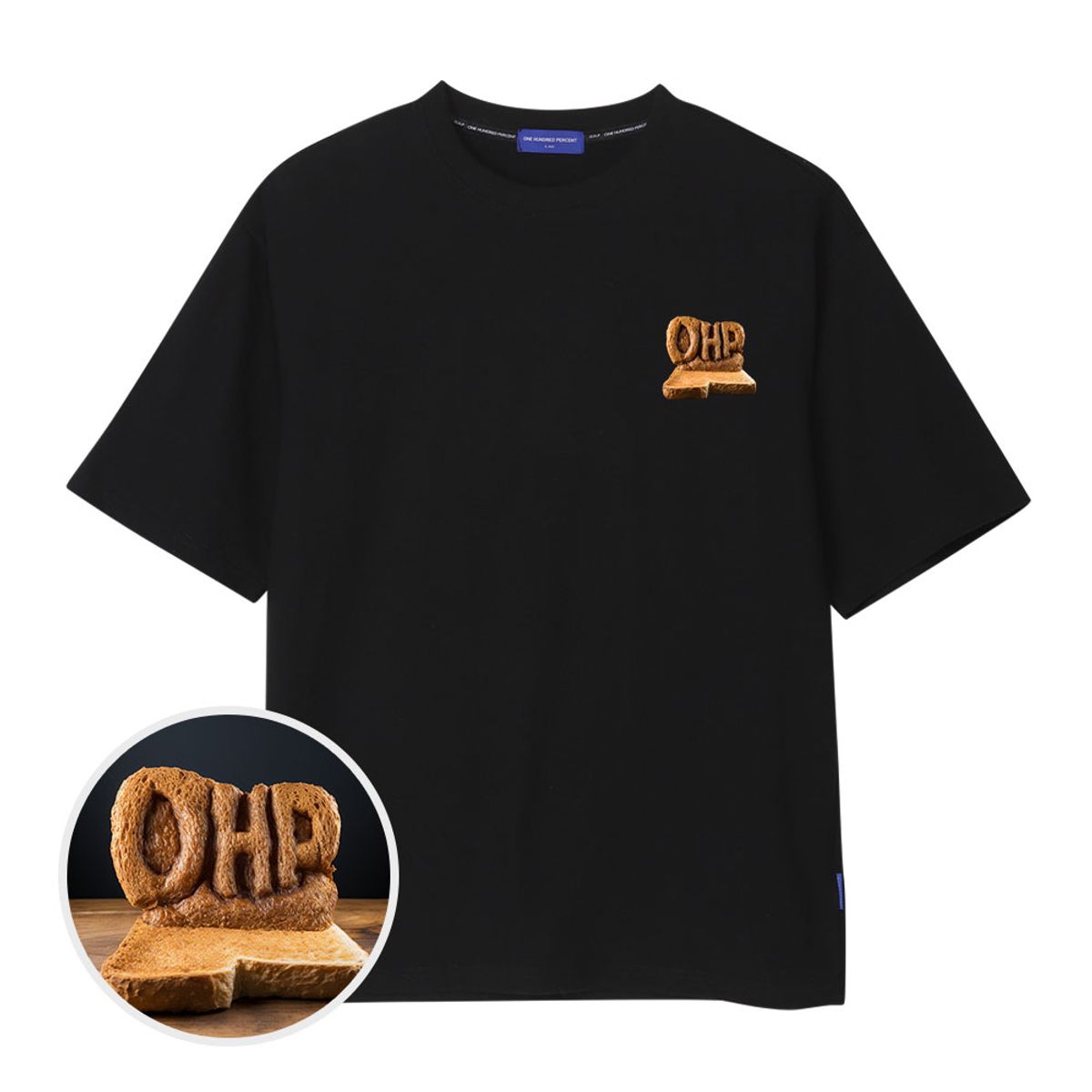 원헌드레드퍼센트(OHP) OHP 토스트 세미오버 반팔티셔츠P