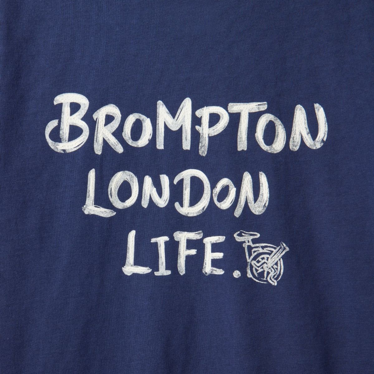 브롬톤 런던(BROMPTON LONDON) LETTERING GRAPHIC T-SHIRT - NAVY (P242UTS415)