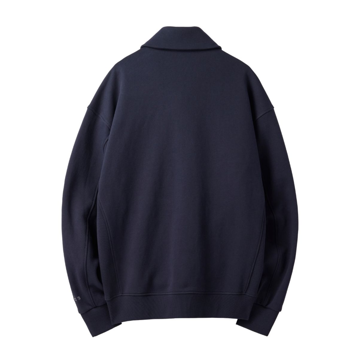 브롬톤 런던(BROMPTON LONDON) ORGANIC COTTON HALF ZIP SWEATSHIRT - NAVY (P241MSW536)