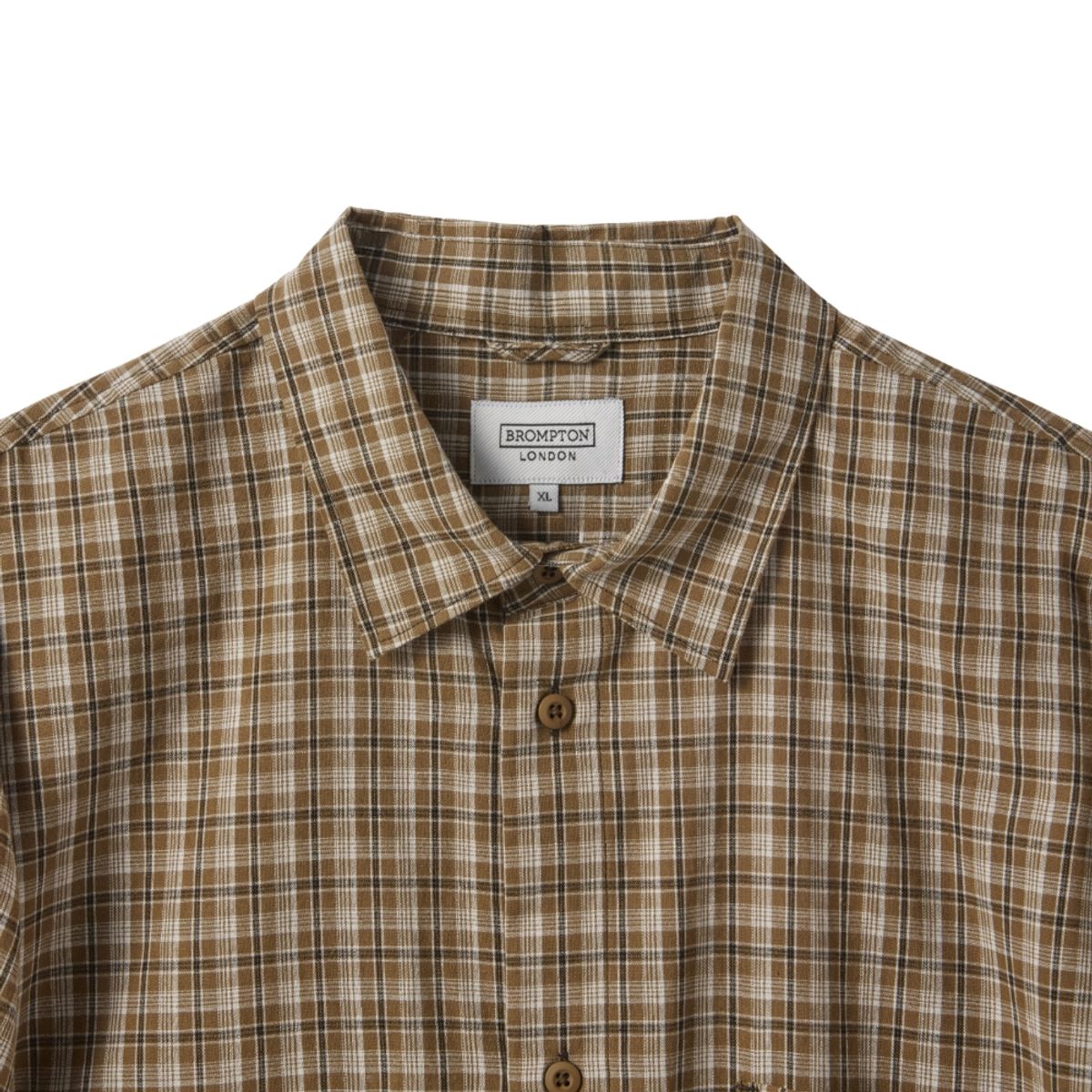 브롬톤 런던(BROMPTON LONDON) POCKET DETAIL SHIRT - BROWN (P241MSH501)