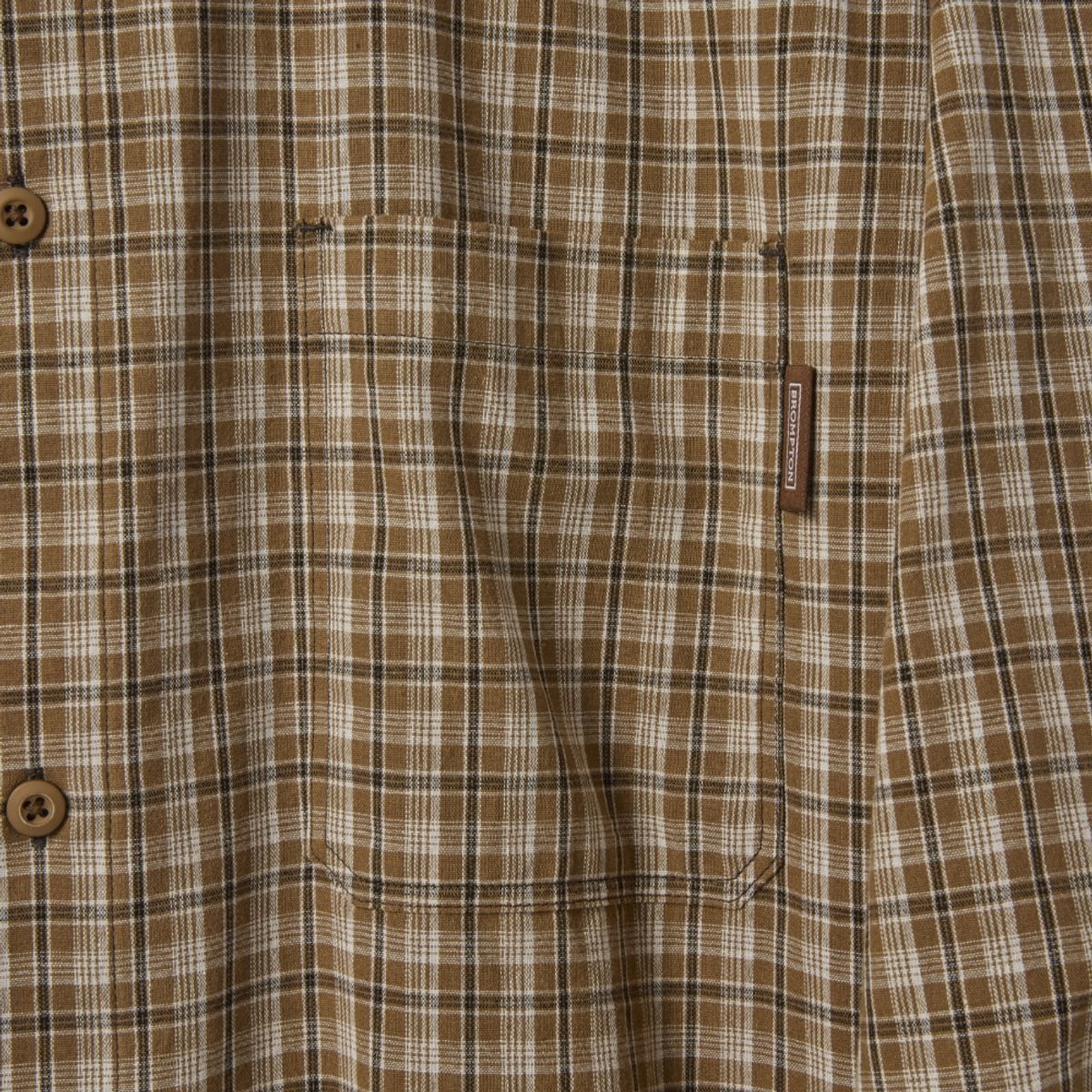 브롬톤 런던(BROMPTON LONDON) POCKET DETAIL SHIRT - BROWN (P241MSH501)
