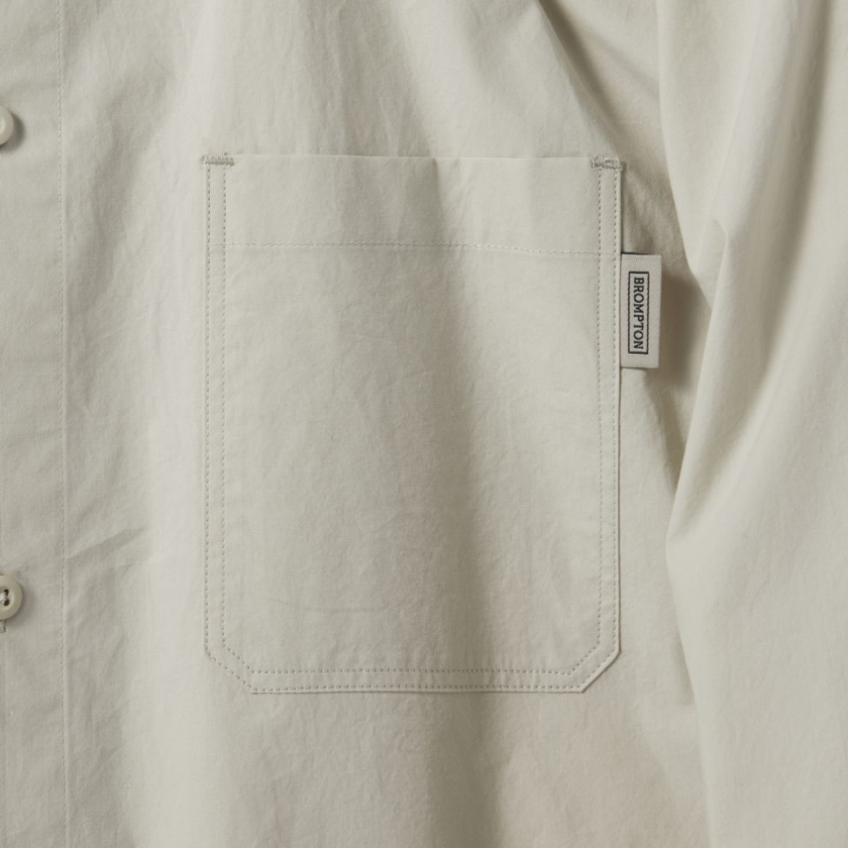 브롬톤 런던(BROMPTON LONDON) POCKET DETAIL SHIRT - L/BEIGE (P241MSH501)