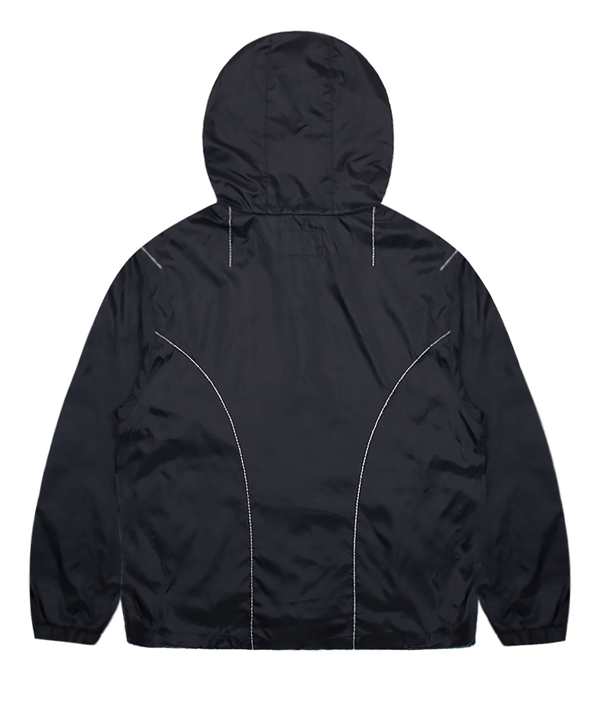 엑스톤즈(XTONZ) XJ113 배색 스티치 라이트 윈드브레이커 (BLACK)