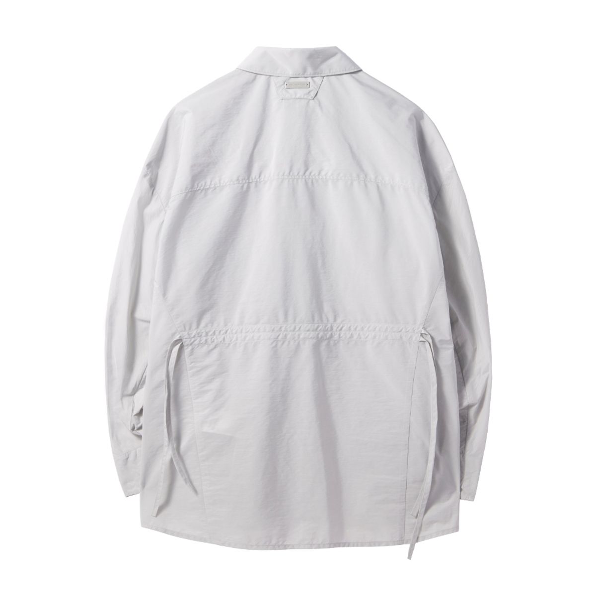 브롬톤 런던(BROMPTON LONDON) W WAIST STRING LONG SHIRT - L/GREY (P241WSH350)