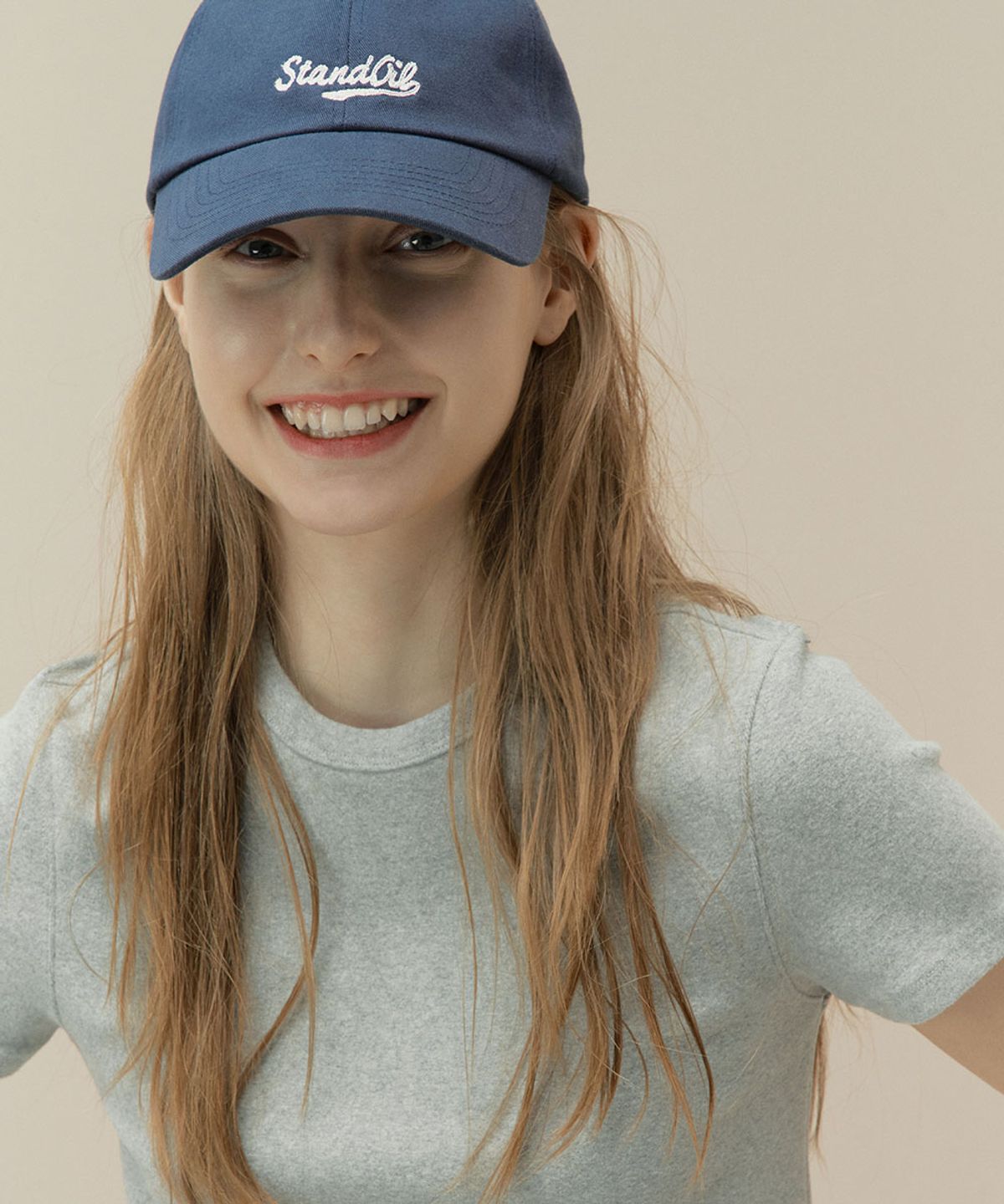 스탠드오일(STAND OIL) Stand Logo Ball Cap · 스탠드 로고 볼캡