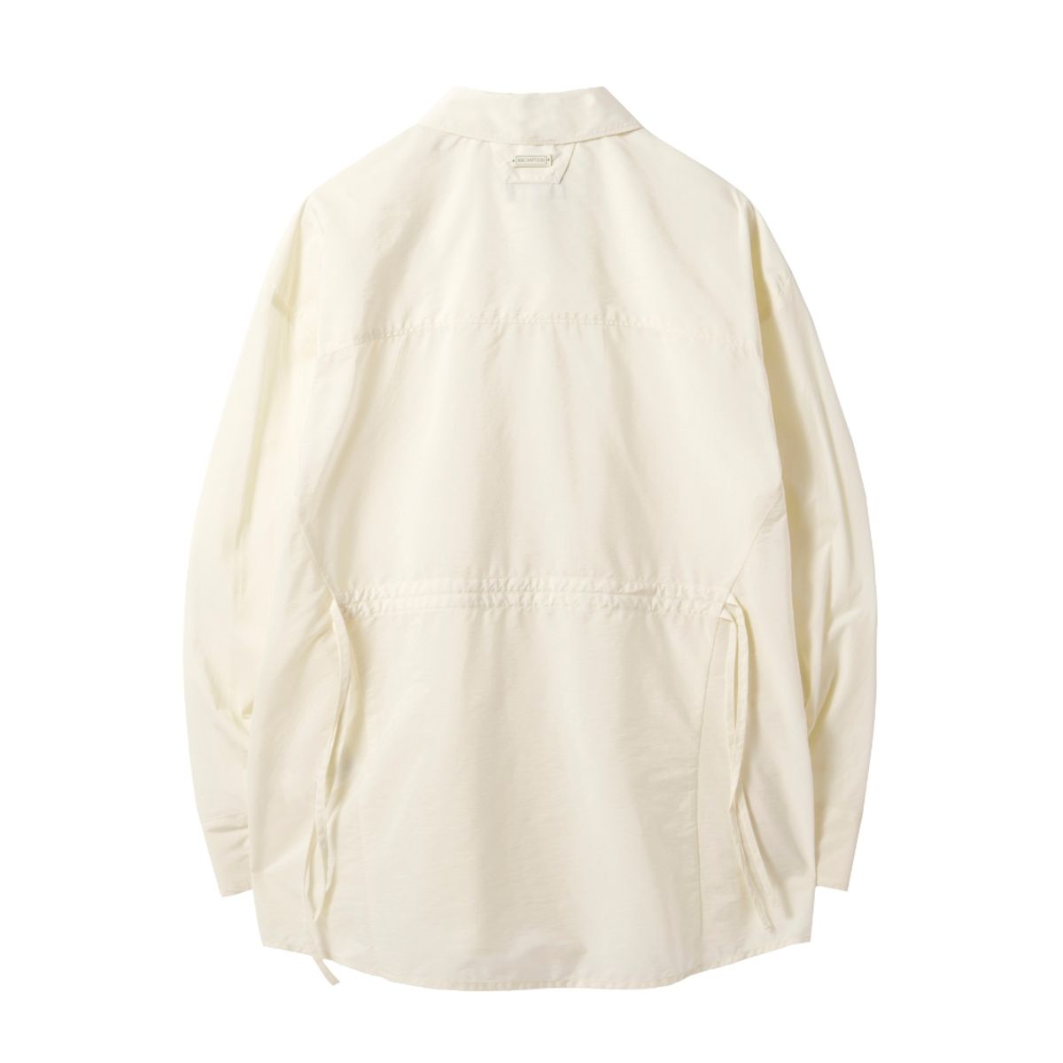 브롬톤 런던(BROMPTON LONDON) W WAIST STRING LONG SHIRT - L/BEIGE (P241WSH350)