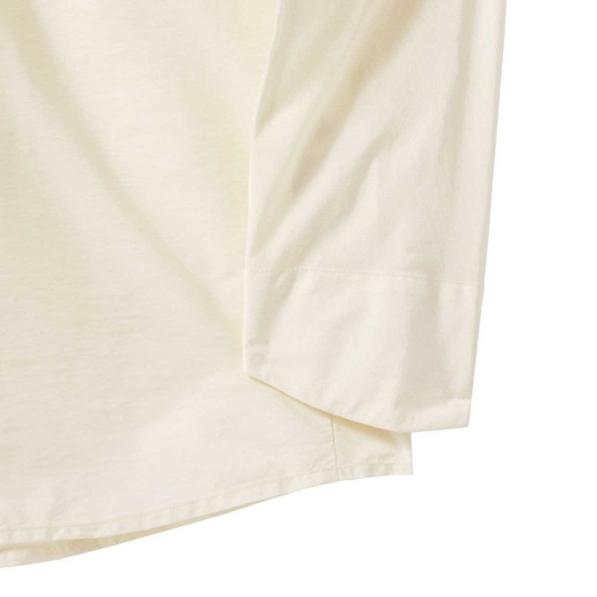 브롬톤 런던(BROMPTON LONDON) W WAIST STRING LONG SHIRT - L/BEIGE (P241WSH350)