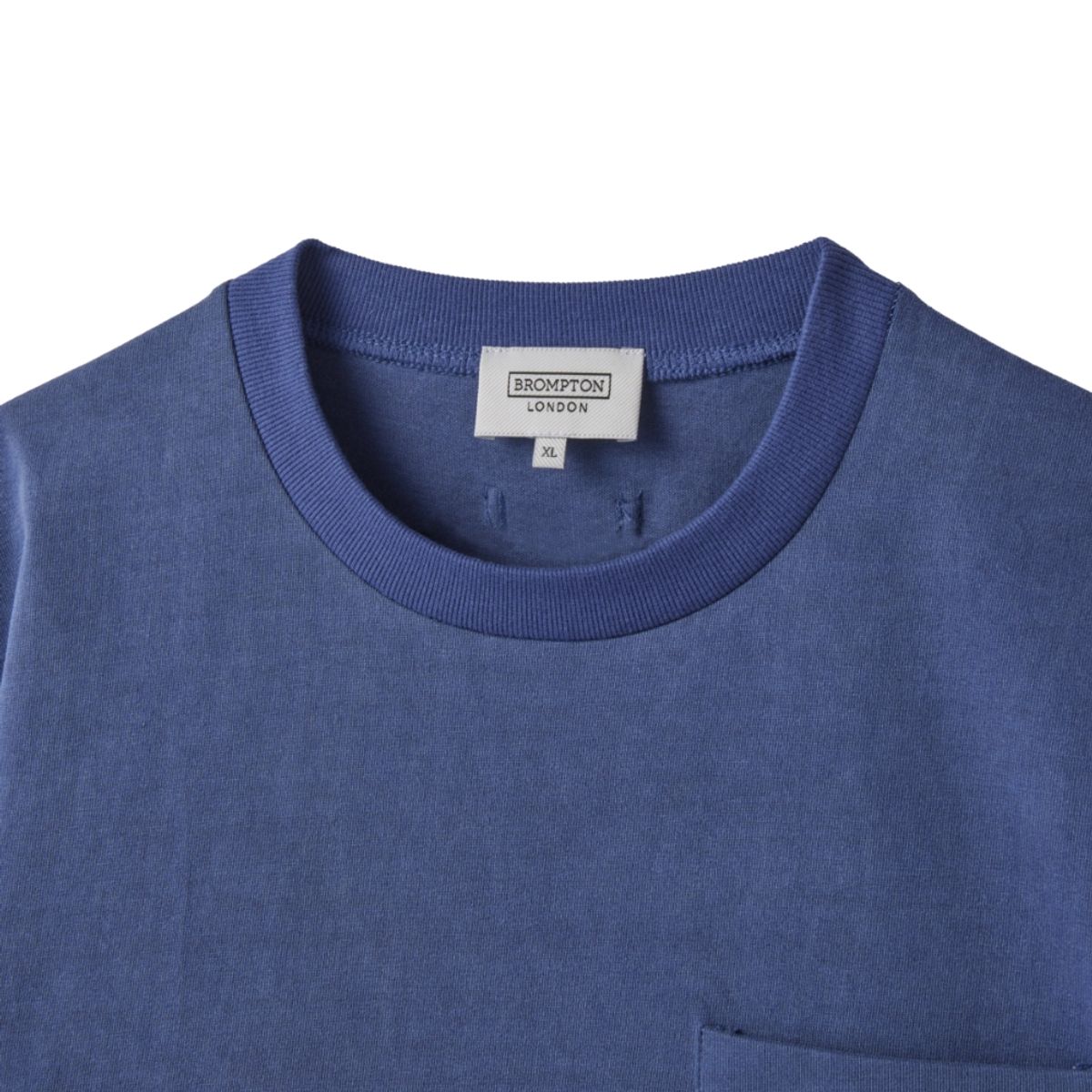 브롬톤 런던(BROMPTON LONDON) 1975 PIGMENT HALF SLEEVE T-SHIRT - BLUE (P242UTS418)