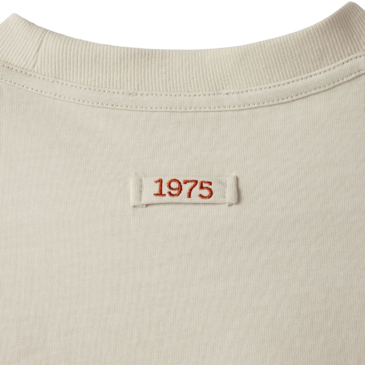 브롬톤 런던(BROMPTON LONDON) 1975 PIGMENT HALF SLEEVE T-SHIRT - IVORY (P242UTS418)