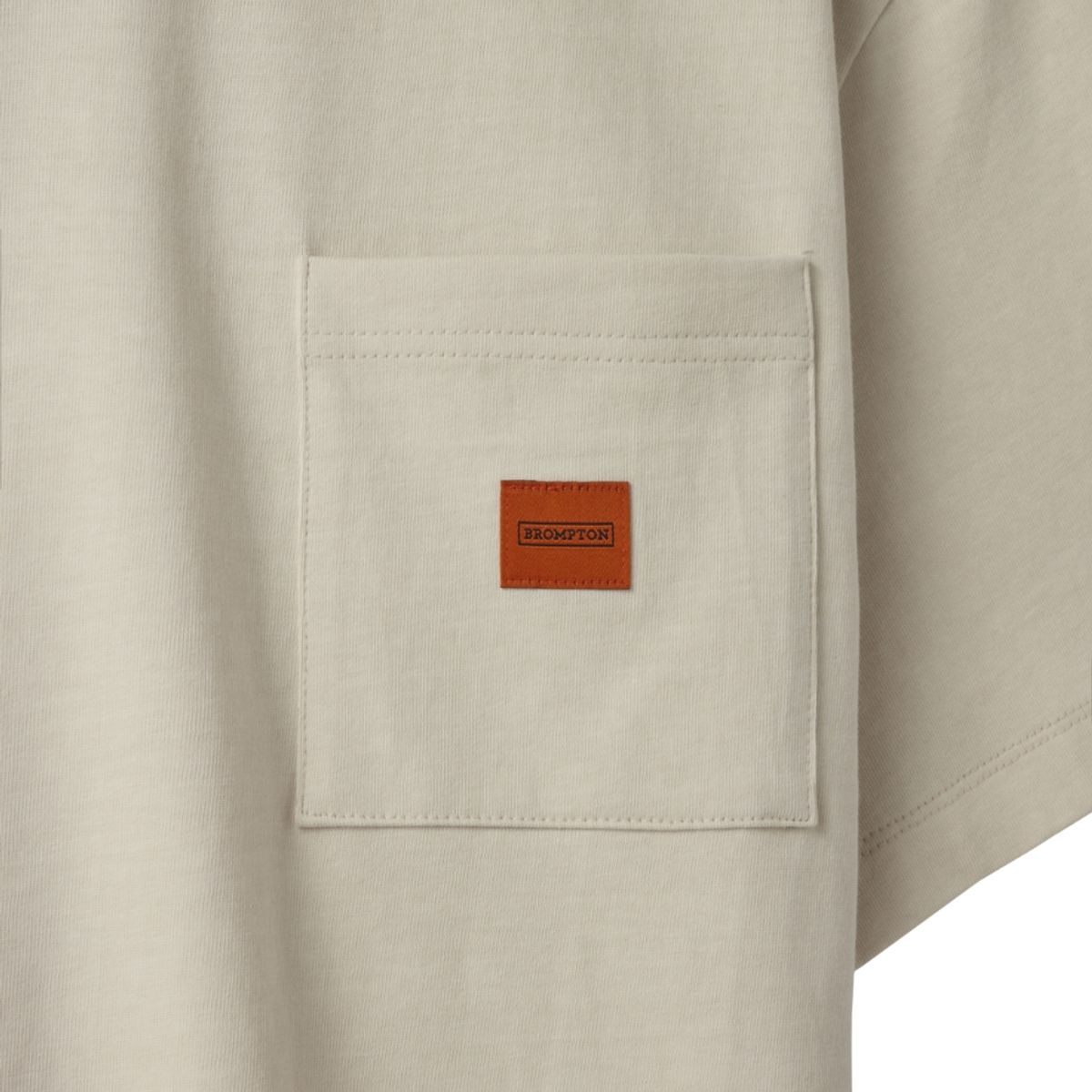 브롬톤 런던(BROMPTON LONDON) 1975 PIGMENT HALF SLEEVE T-SHIRT - IVORY (P242UTS418)