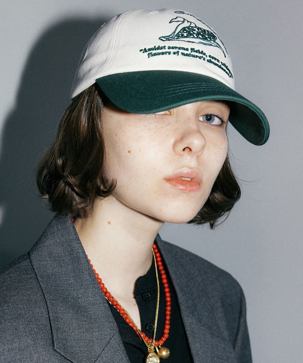 마이스(MAIS) CORN LOVERS CLUB BALL CAP / GREEN