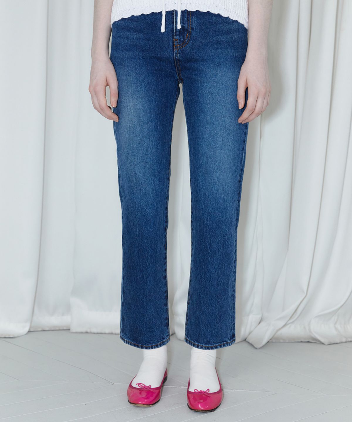 시눈(SINOON) REGULAR FIT DENIM PANTS (INDIGO)