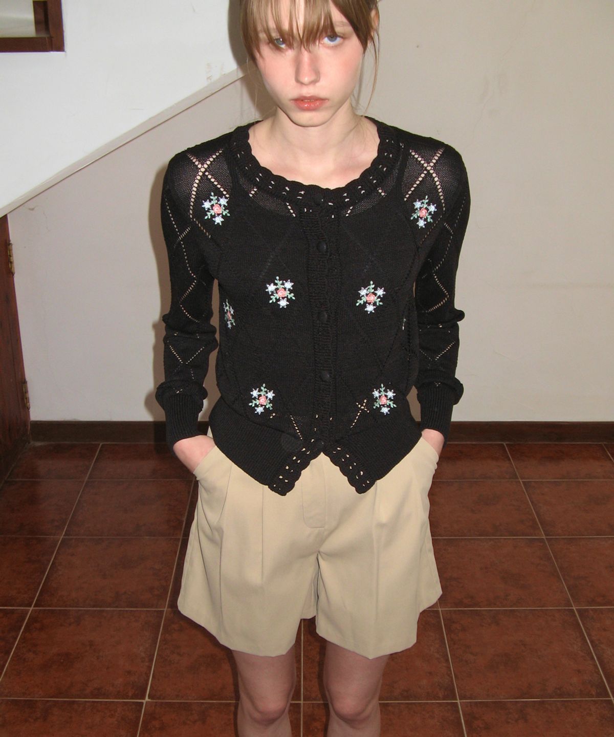 시눈(SINOON) ROUND HALF PANTS (BEIGE)