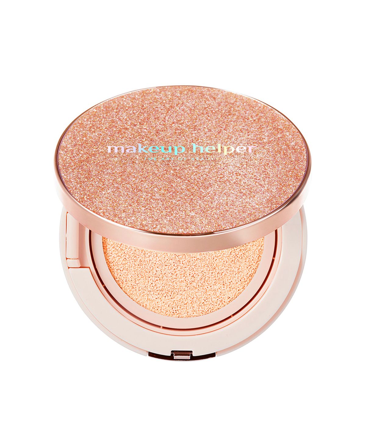 메이크업헬퍼(MAKEUP HELPER) 앰플 글로우 빅사이즈 쿠션 23g 로즈 글리터