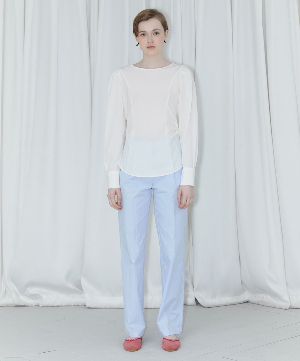 시눈(SINOON) PUFF BLOUSE (WHITE)