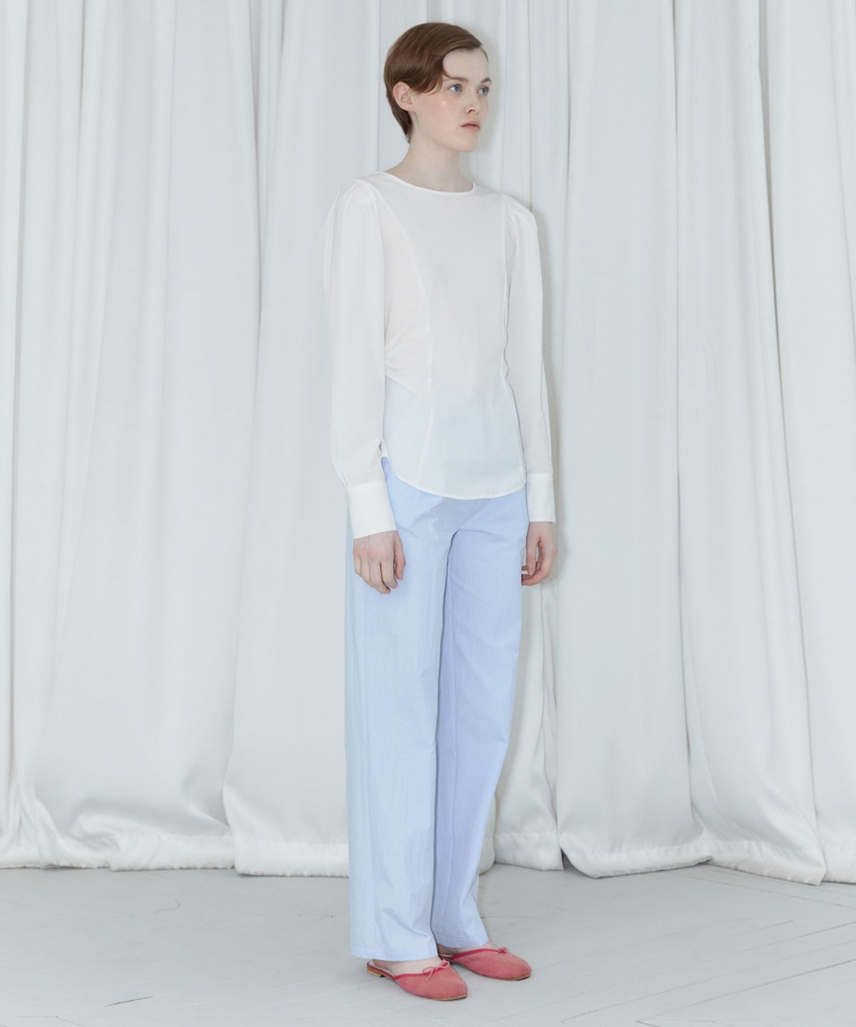 시눈(SINOON) PUFF BLOUSE (WHITE)