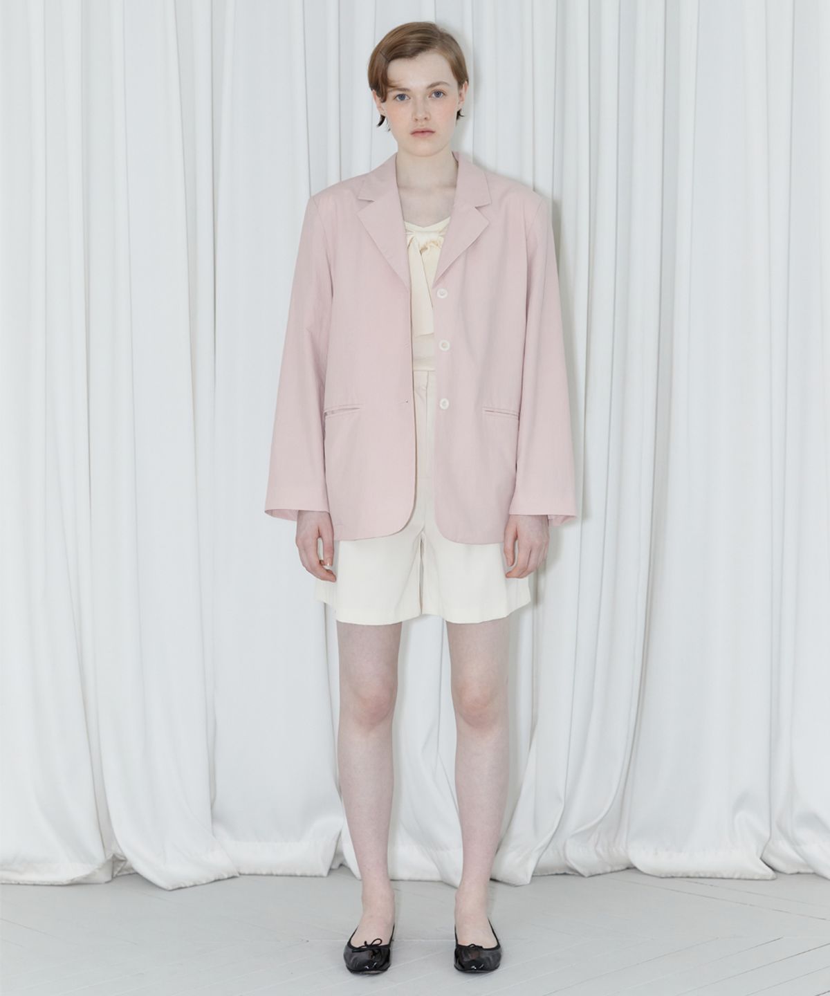 시눈(SINOON) CLASSIC BLAZER (PINK)