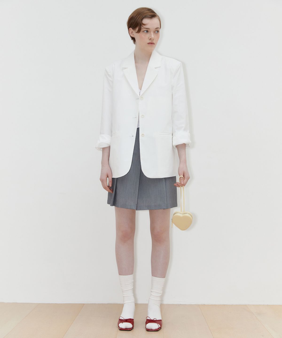 시눈(SINOON) CLASSIC BLAZER (WHITE)