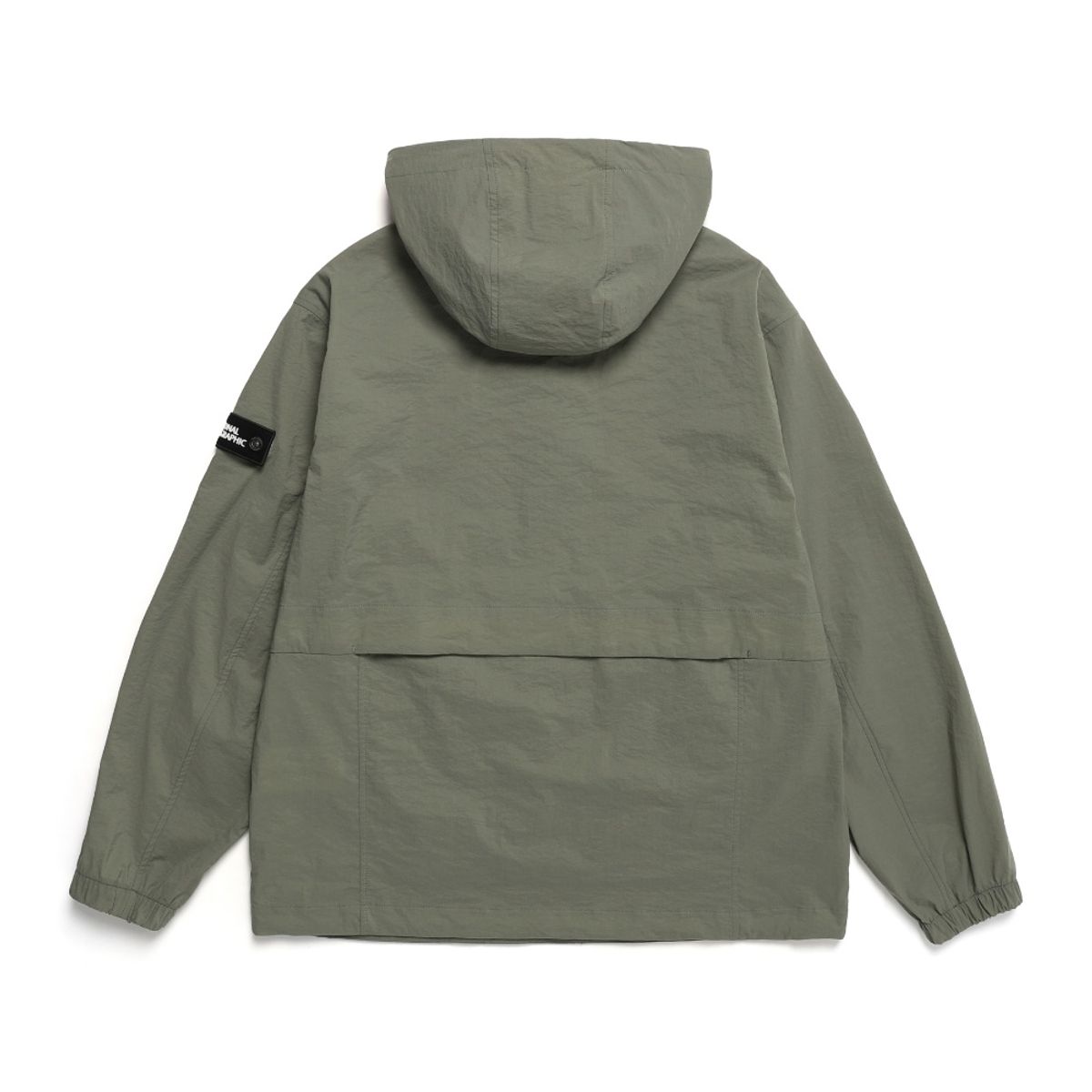 내셔널지오그래픽(NATIONALGEOGRAPHIC) N241UFT940 우븐 트레이닝 후디 아노락 LICHEN KHAKI