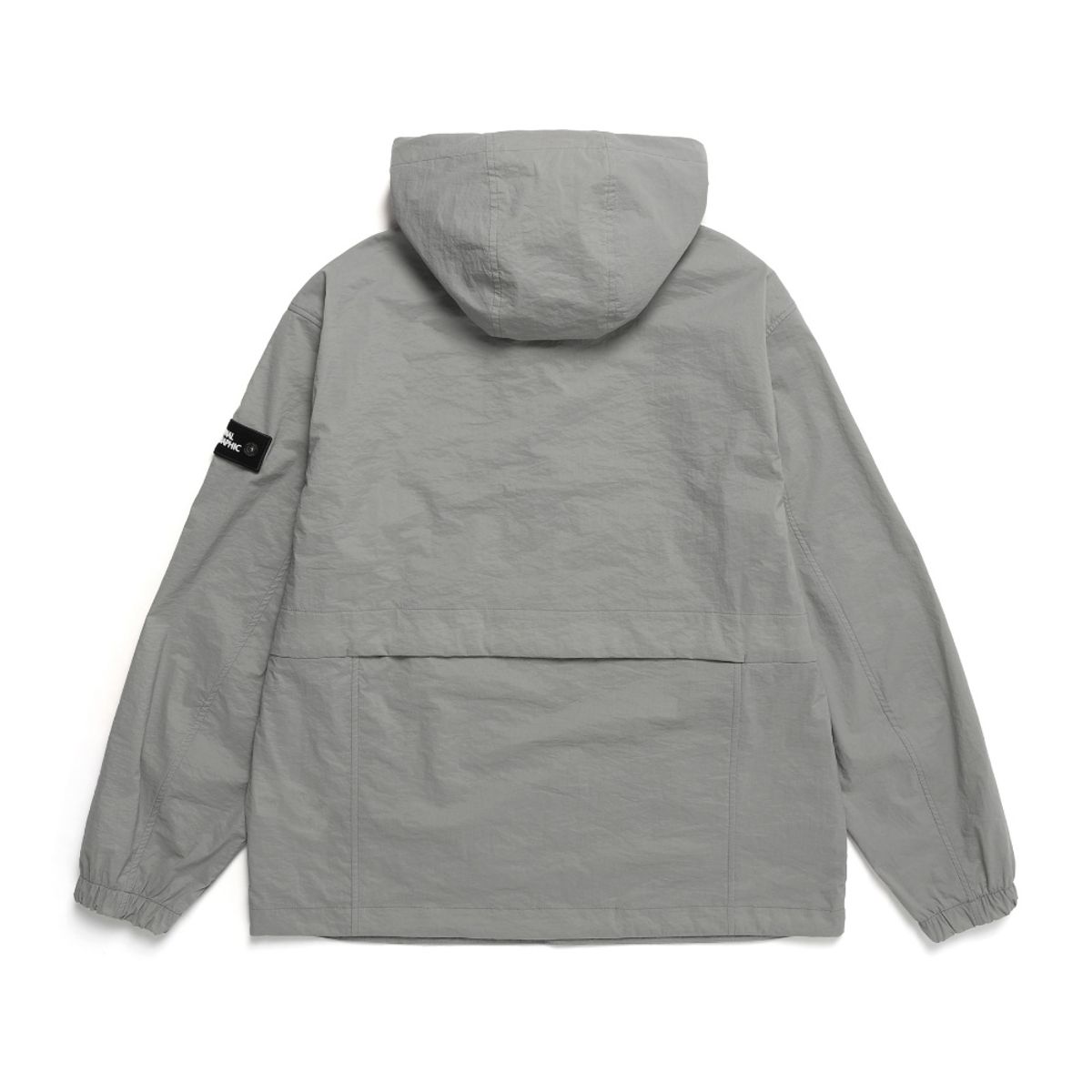 내셔널지오그래픽(NATIONALGEOGRAPHIC) N241UFT940 디머 우븐 트레이닝 후디 아노락 STONE GREY