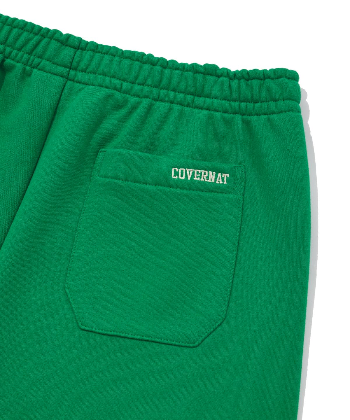 커버낫(COVERNAT) C 로고 스웻 쇼츠 그린