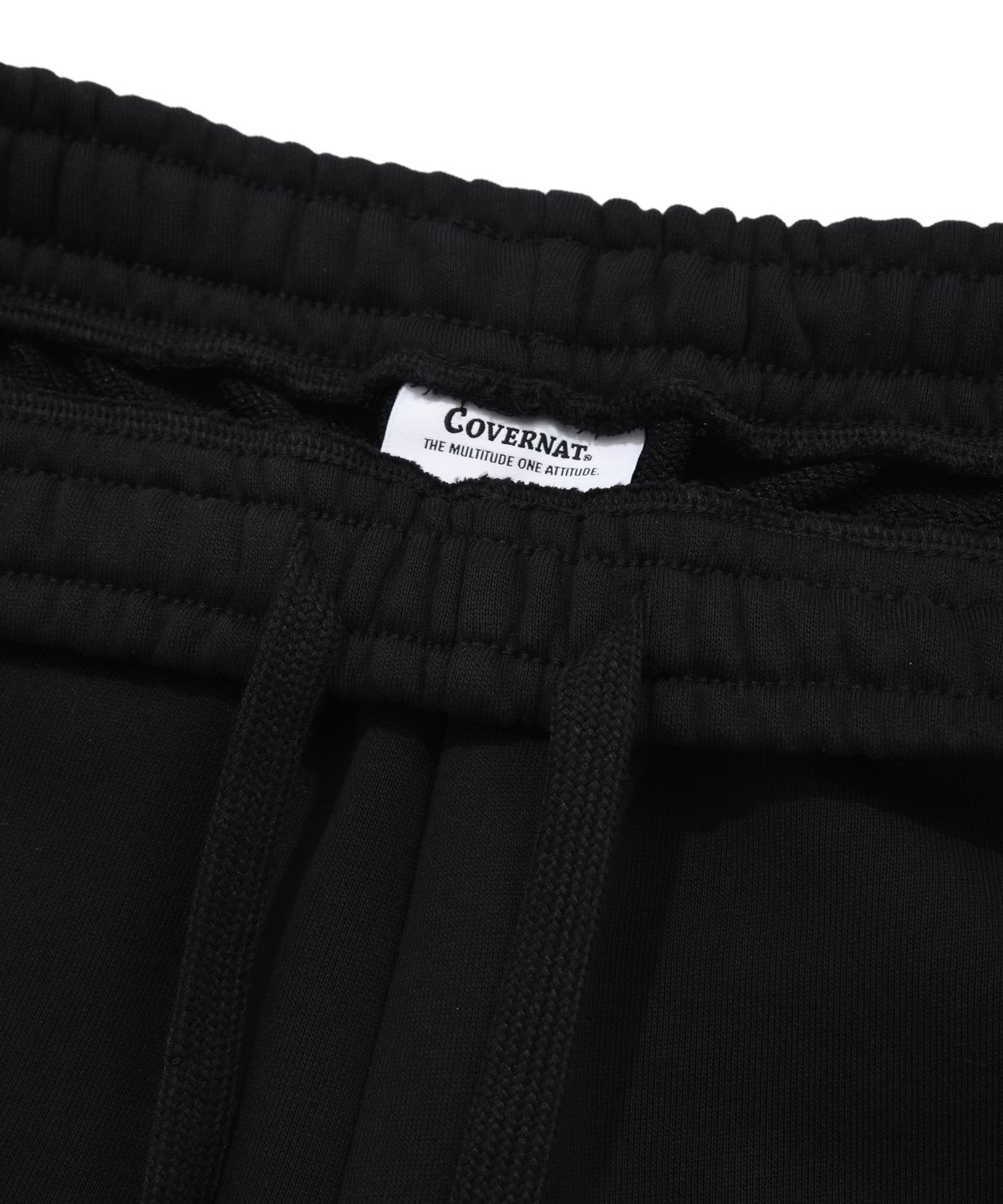 커버낫(COVERNAT) C 로고 스웻 쇼츠 블랙