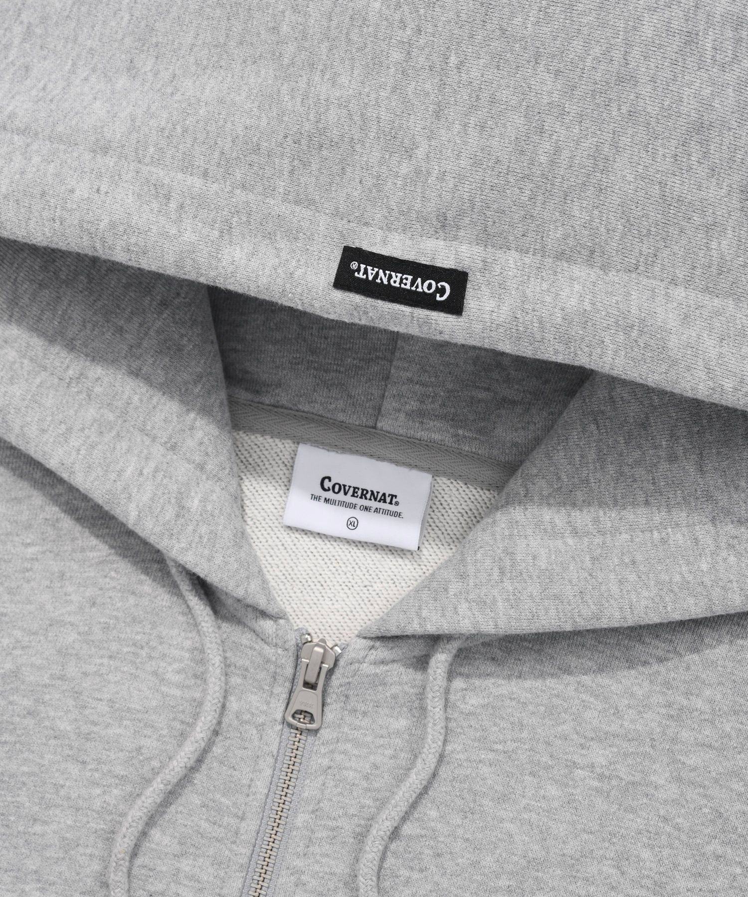 パーカー・フーディ COVERNAT CVNT Overfit Hoodie Zip-up Melange Gray MUSINSA | COVERNAT CVNT Overfit Hoodie Zip-up Melange Gray