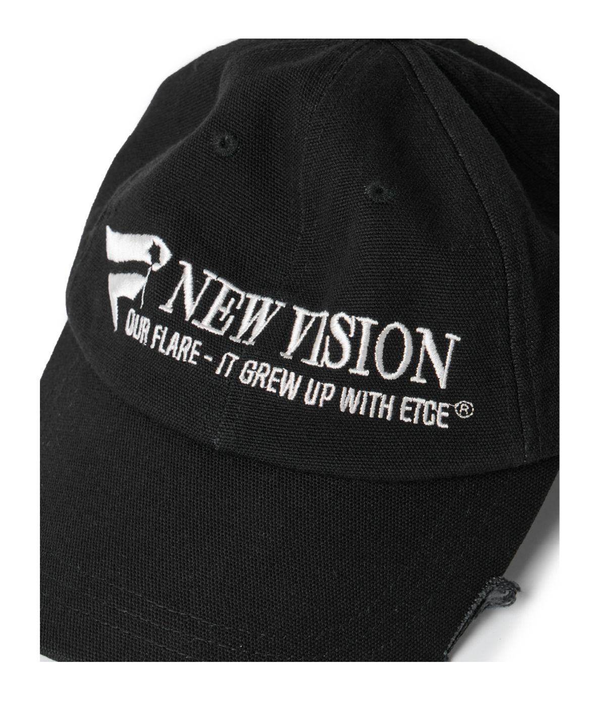 이티씨이(ETCE) New Vision Destroyed Washed Cap (Black)