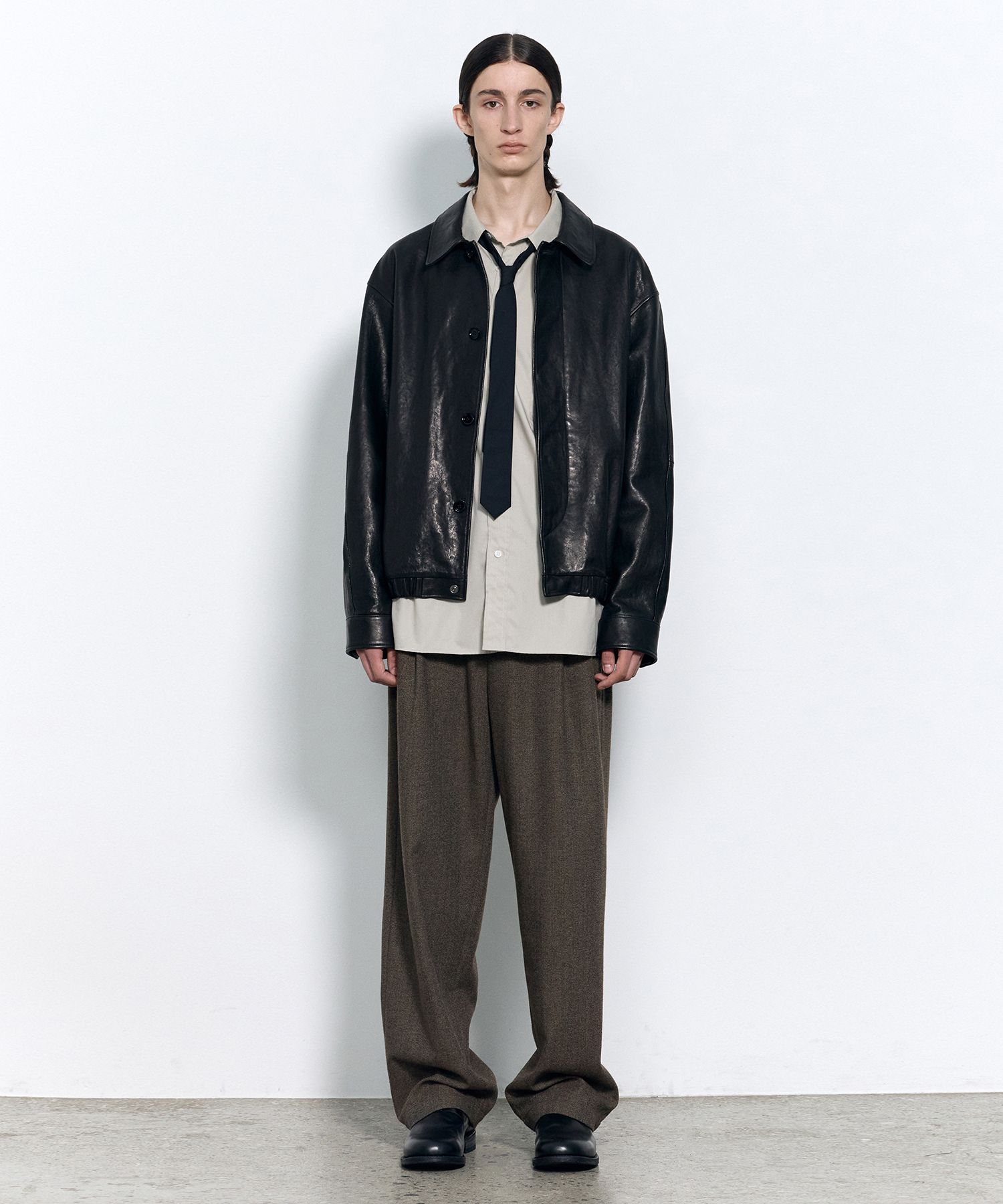 MUSINSA公式 | INSILENCE ウォッシュドベジタブルレザー ジャケット