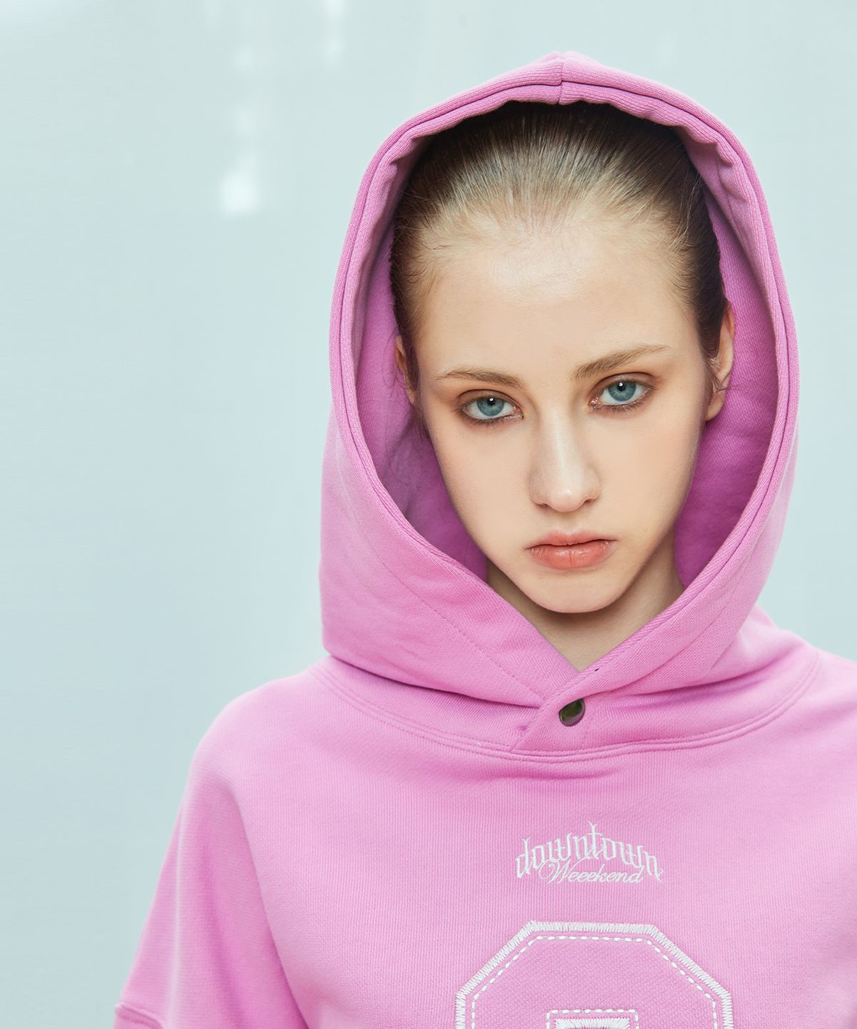라티젠(LARTIGENT) L9 BIG NUMBER HOODIE(PINK)
