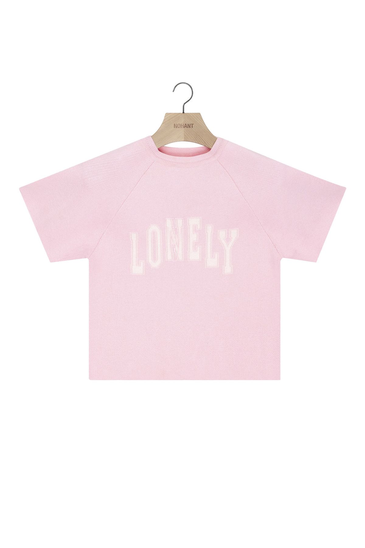 노앙(NOHANT) LONELY/LOVELY BABY KNIT PINK