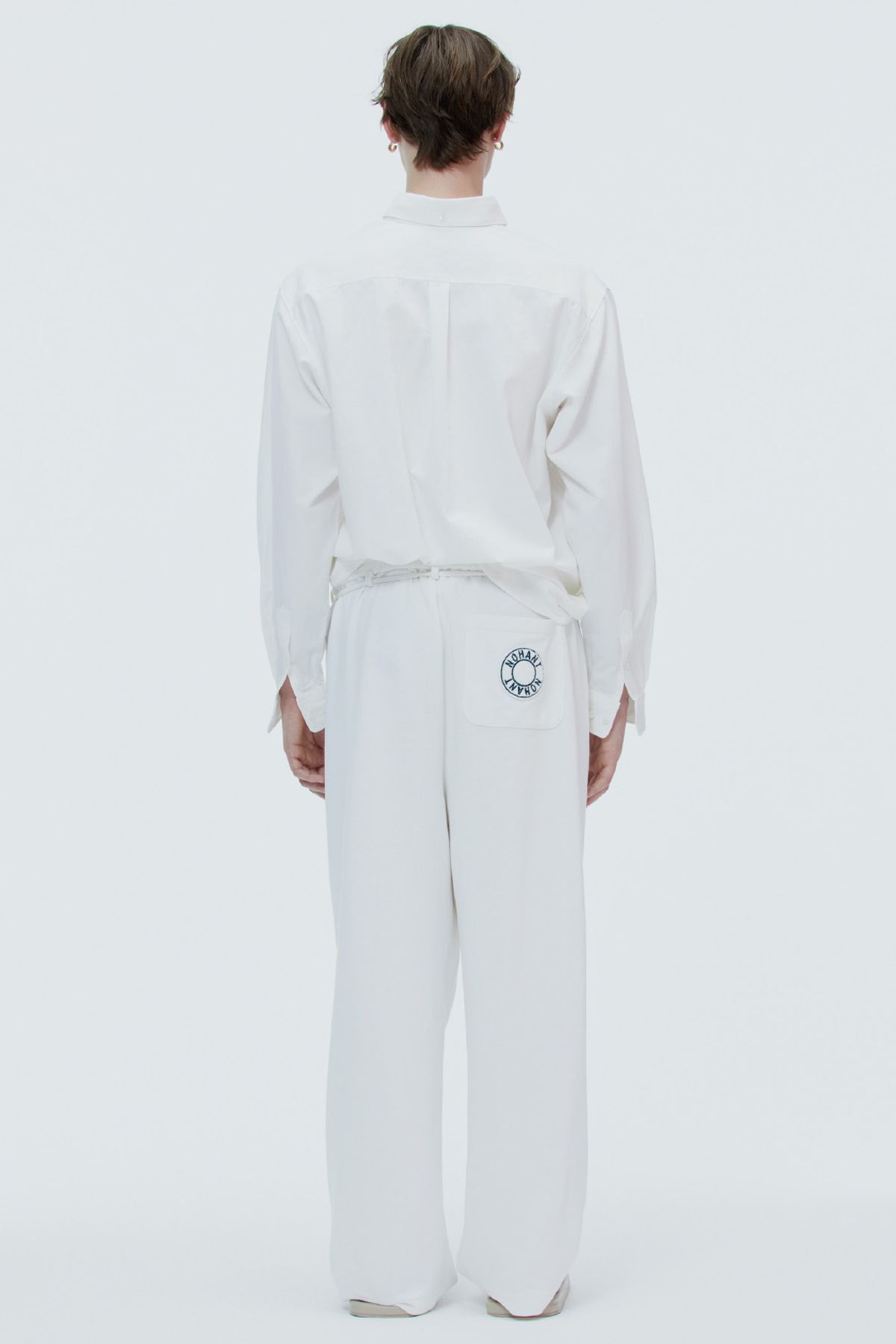 노앙(NOHANT) PALM TREE OXFORD SHIRT WHITE