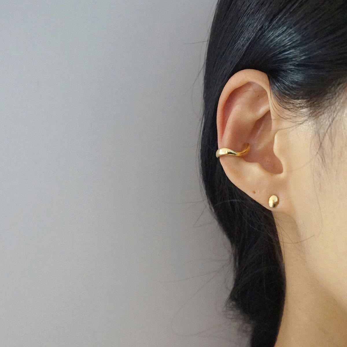스틸 인스턴트(STILL INSTANT) Flection & Connection - E17 - Ear Cuff (Gold)