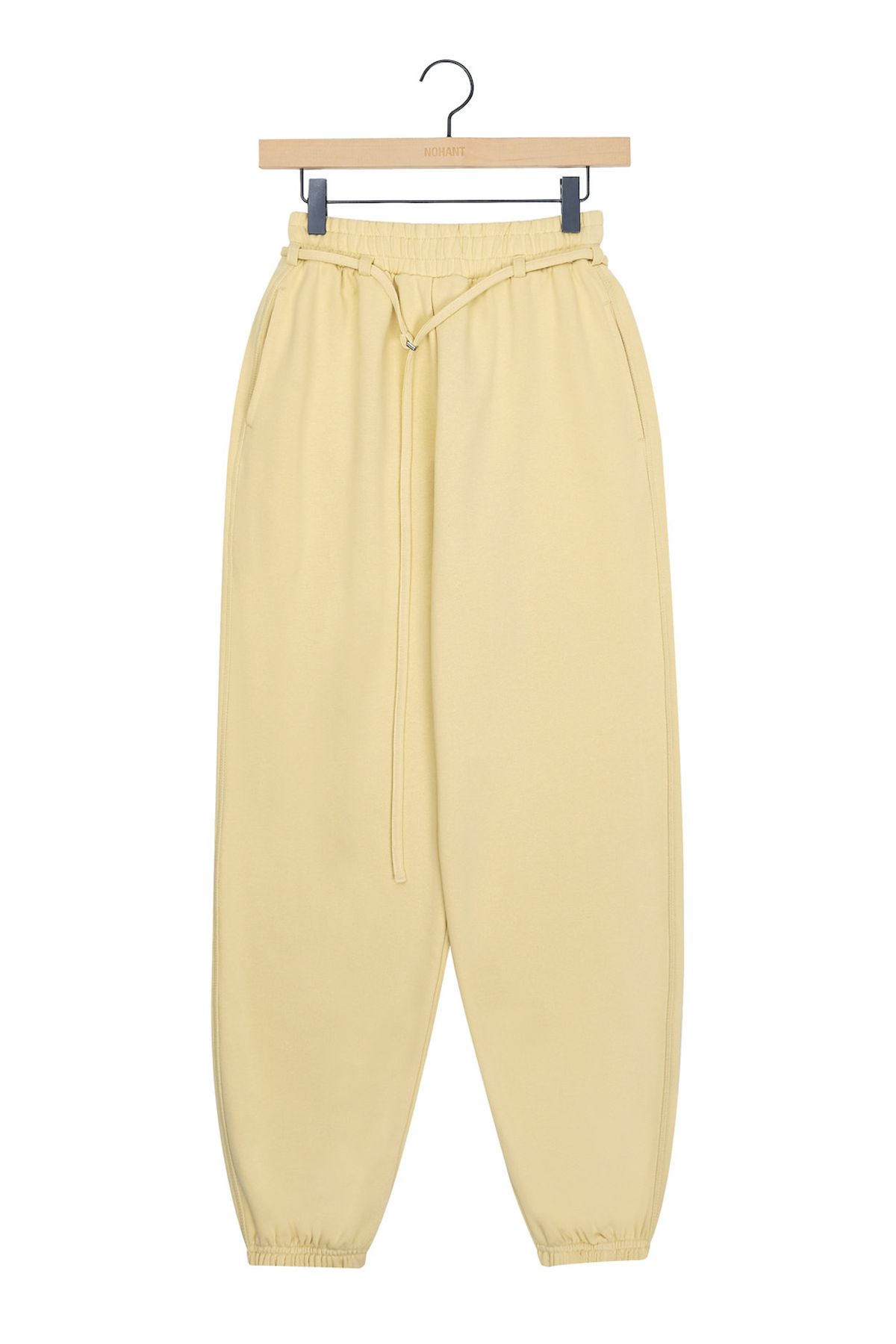 노앙(NOHANT) BELT LOOP JOGGER PANTS RESORT-MUSTARD