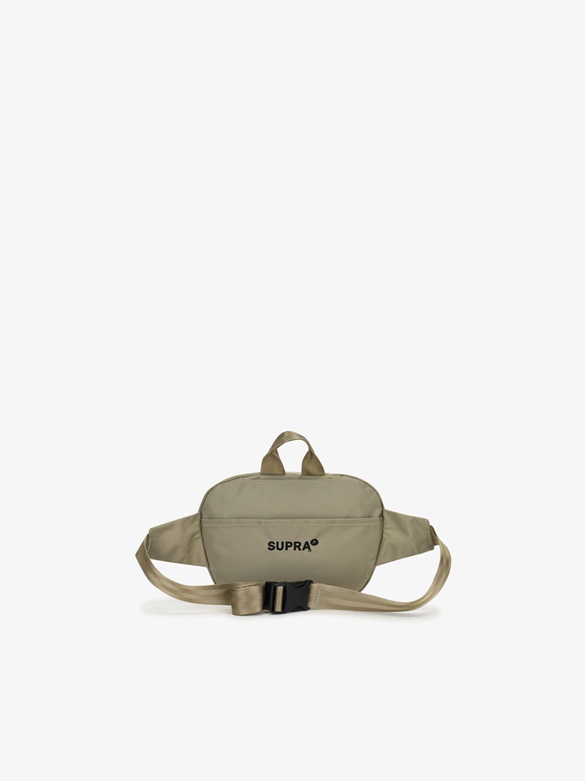 수프라(SUPRA) 아웃도어 라벨 포인트 힙색(BEIGE)