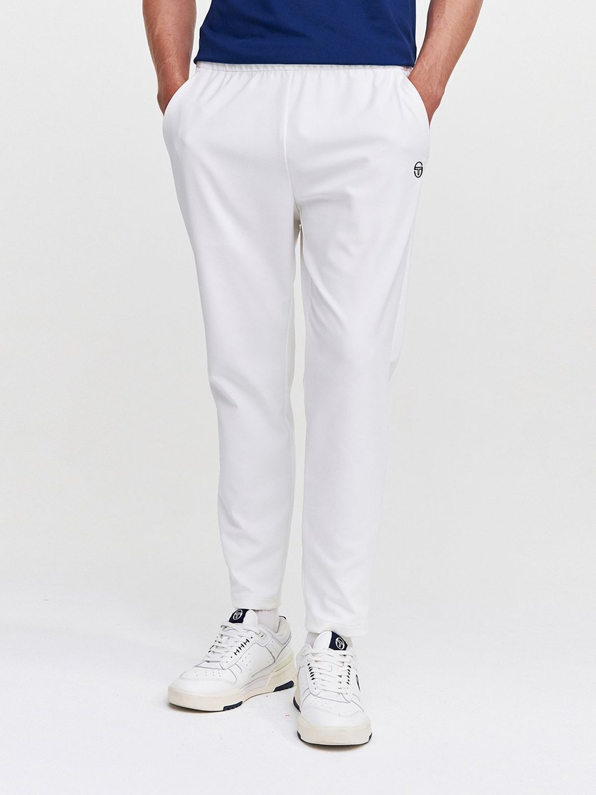 세르지오 타키니(SERGIO TACCHINI) M 에센셜 우븐 테이퍼드 팬츠 (White)