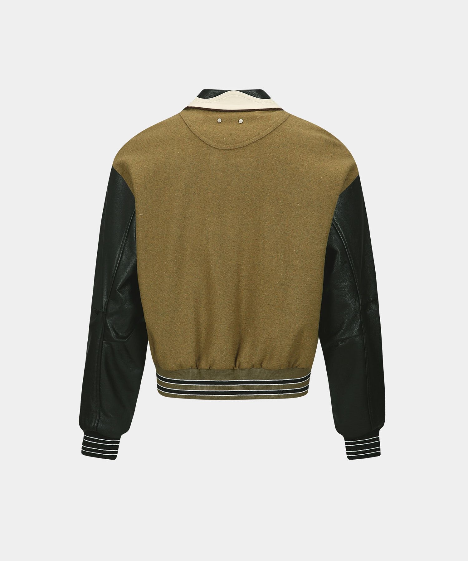 ANDERSSON BELL アンダースン ベル ロゴ レース ジャケット MUSINSA公式 | ANDERSSON BELL Robin varsity jacket awa584m(OLIVE)