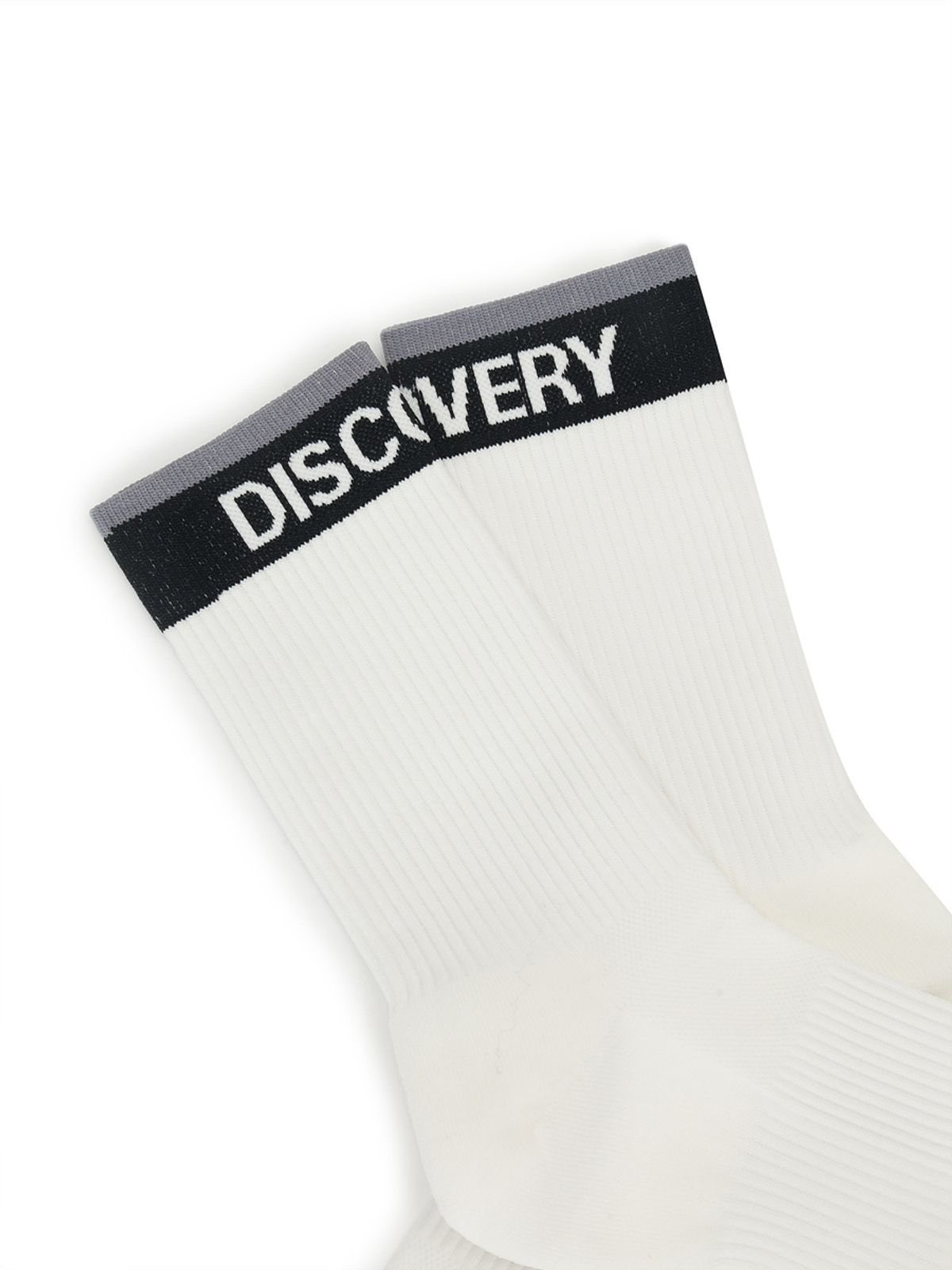 디스커버리 익스페디션(DISCOVERY EXPEDITION) 컬러블럭로고 바이오맥스 하이삭스 (BLACK)