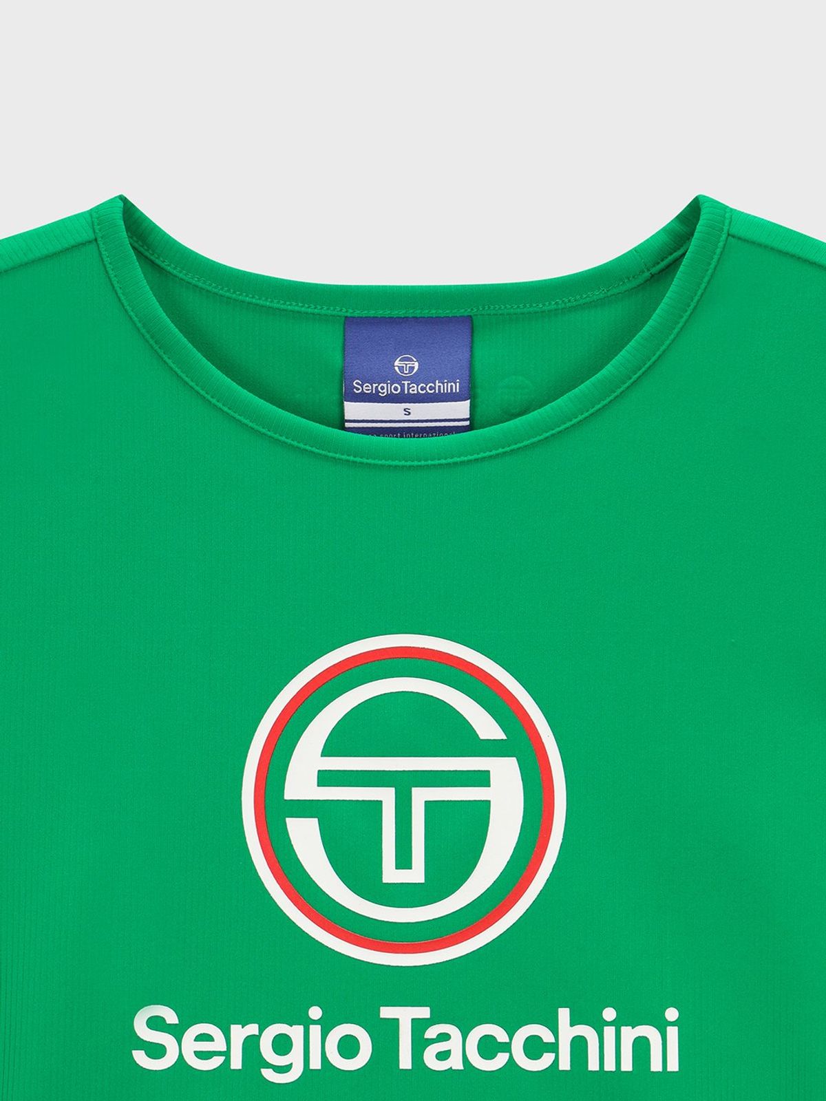 세르지오 타키니(SERGIO TACCHINI) W 플래그 립 아트웍 티셔츠 (Green)