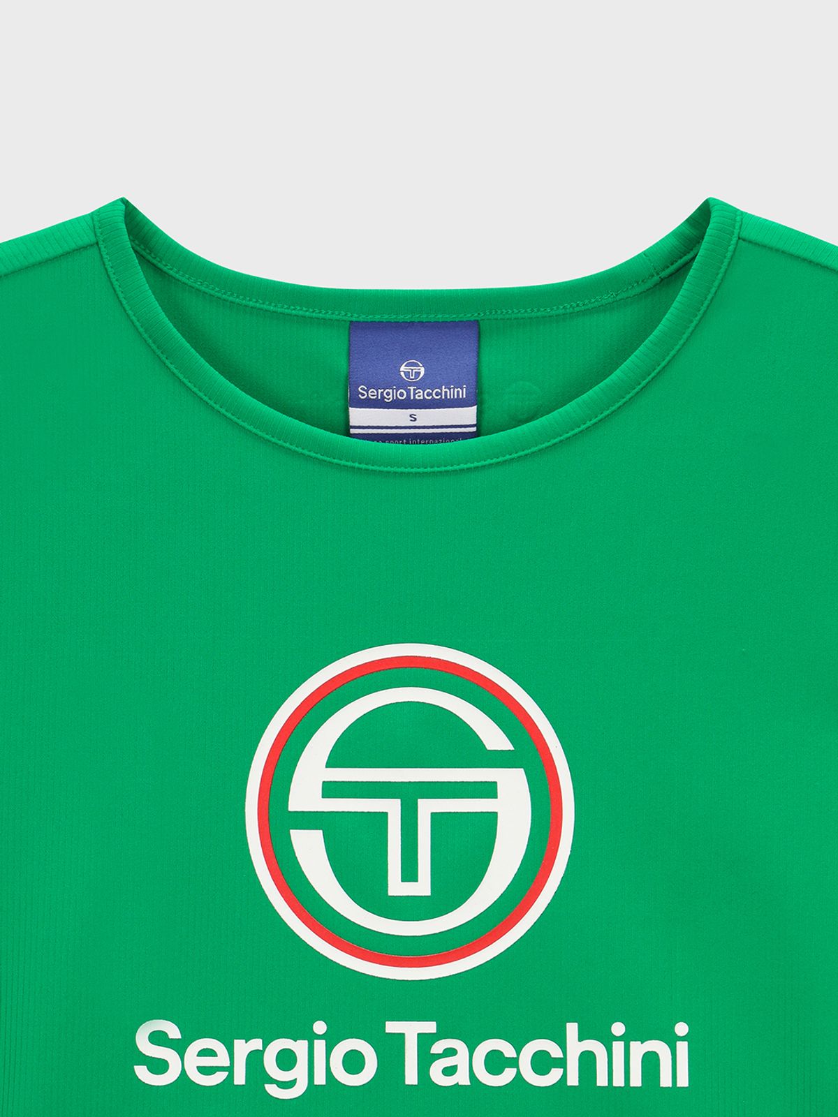 세르지오 타키니(SERGIO TACCHINI) W 플래그 립 아트웍 티셔츠 (Green)