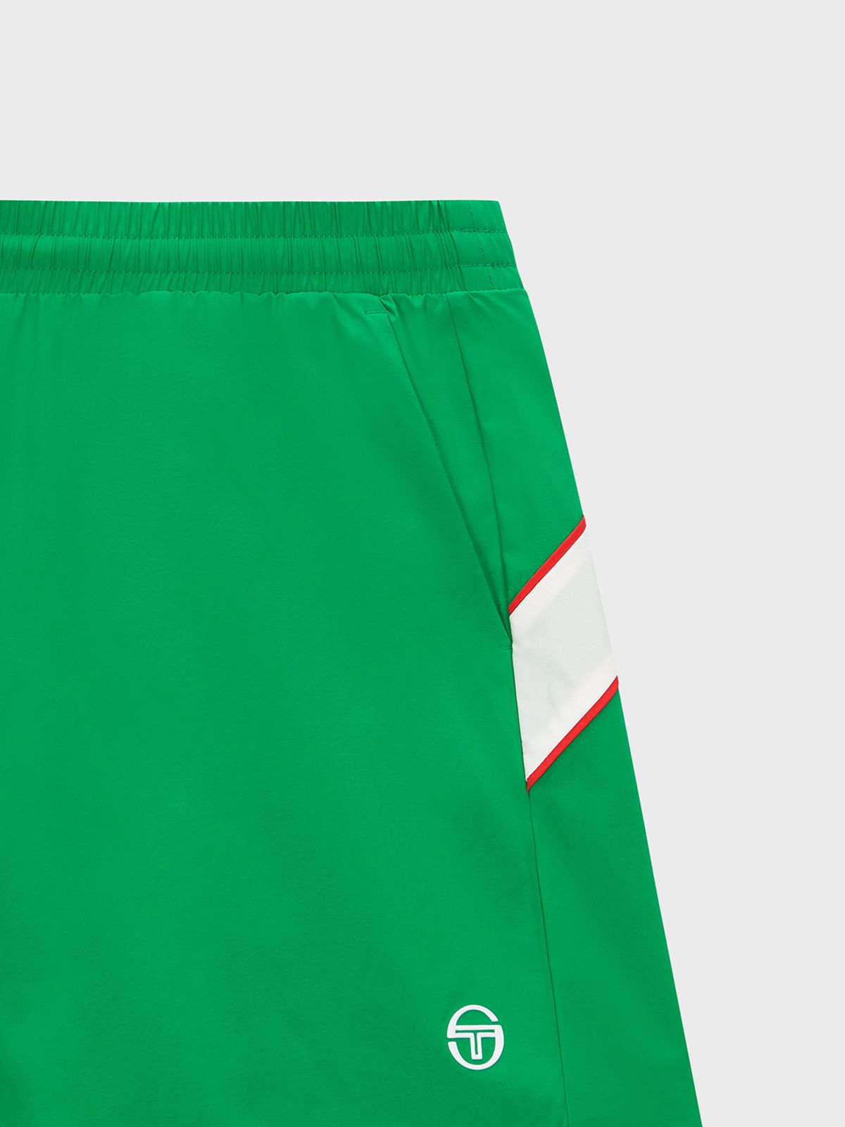 세르지오 타키니(SERGIO TACCHINI) W 플래그 우븐 숏팬츠 (Green)