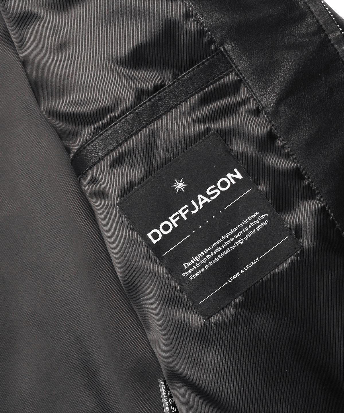 도프제이슨(DOFFJASON) 워싱레더 트러커 자켓
