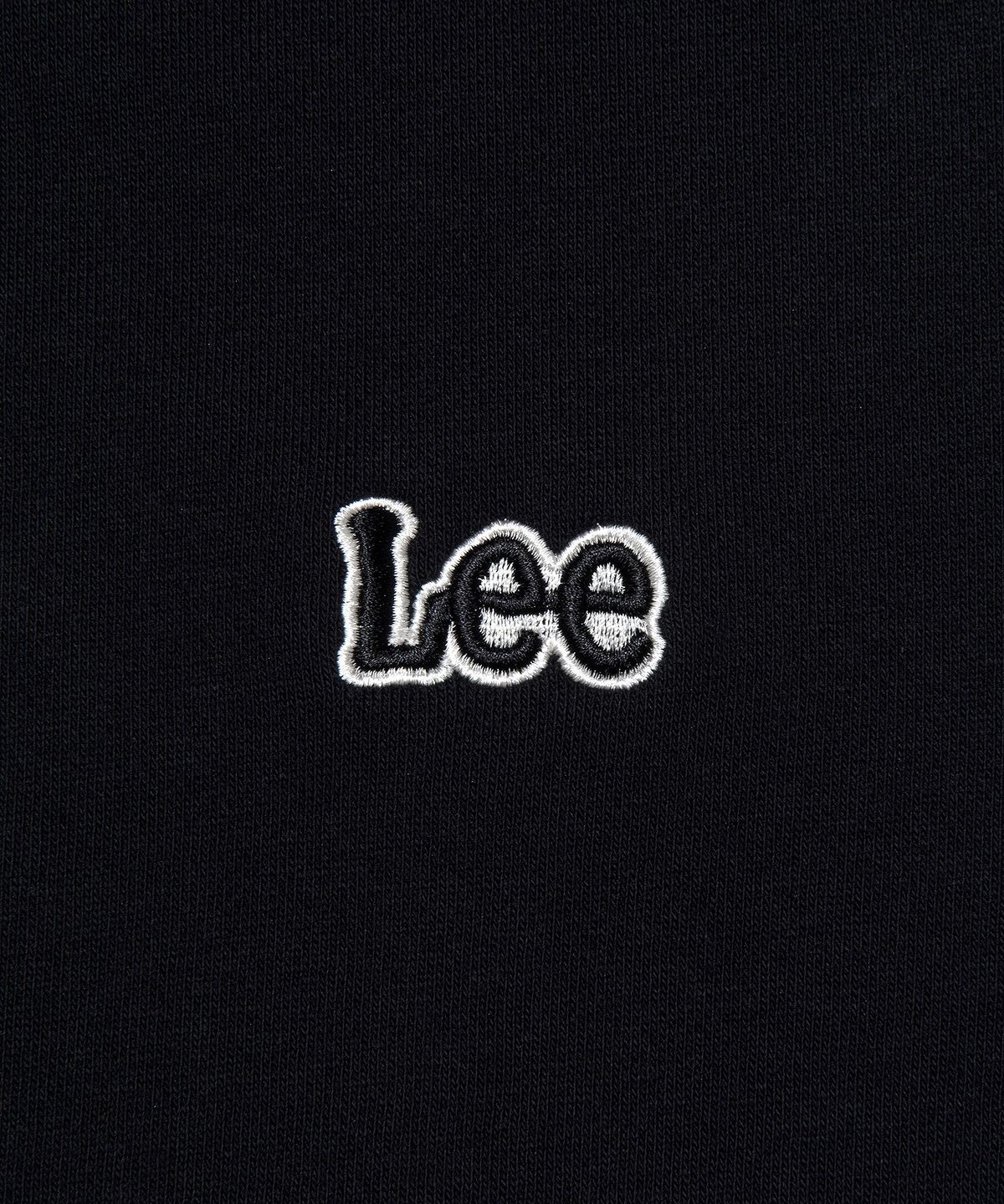 리(LEE) 스몰 트위치 로고 후드 베스트 블랙