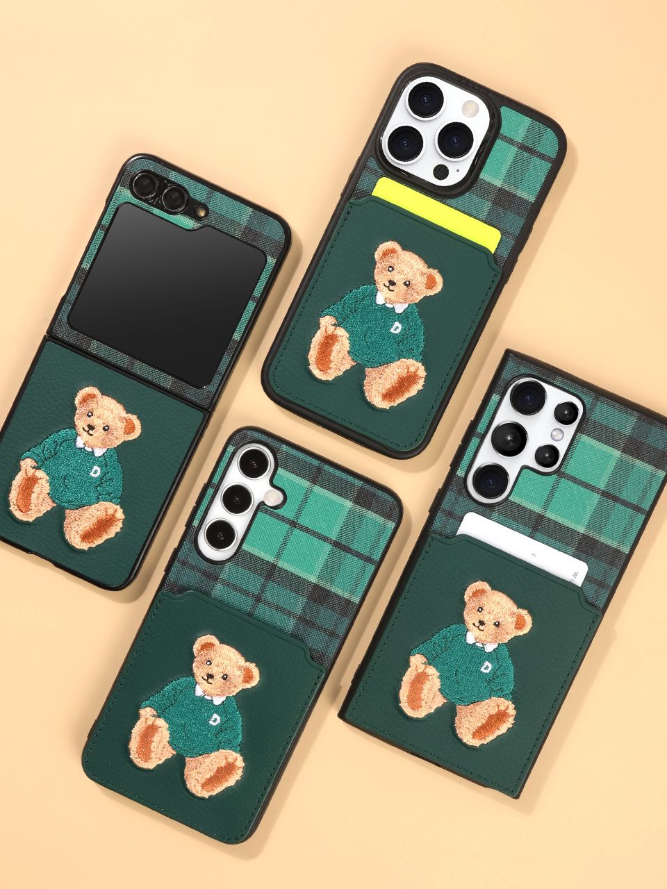 ★DESIGN SKIN★ Running embroidery pocket case green hogun MUSINSA | DESIGNSKIN iPhone 15/14/13 Pro · Pro Max Classic
