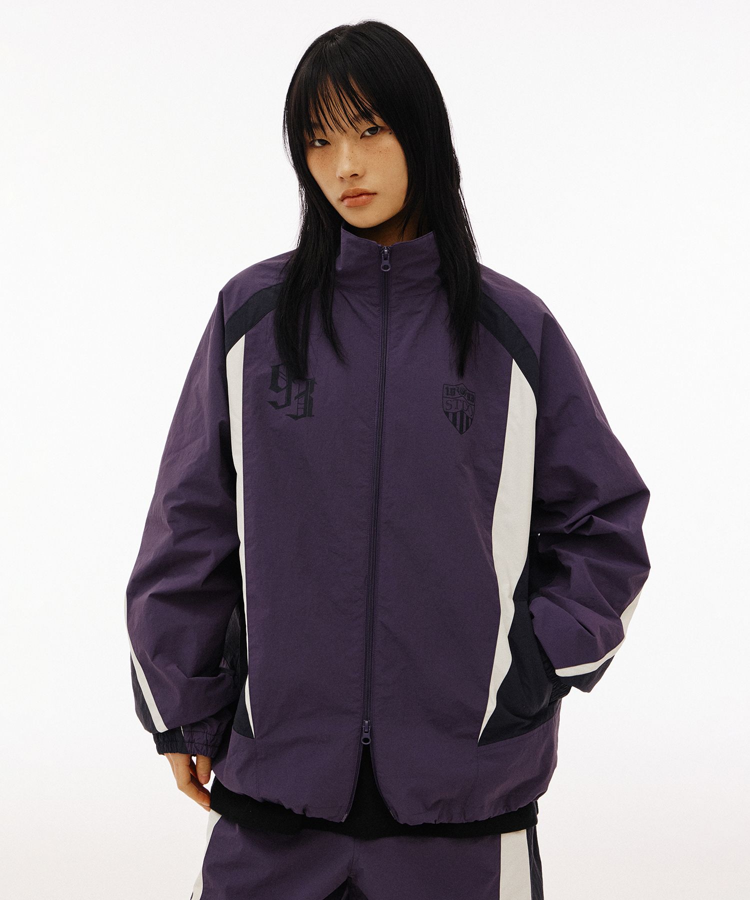 ミュージシャン Perfume closet COLOR BLOCK NYLON JACKET ミュージシャン Perfume closet COLOR BLOCK NYLON JACKET
