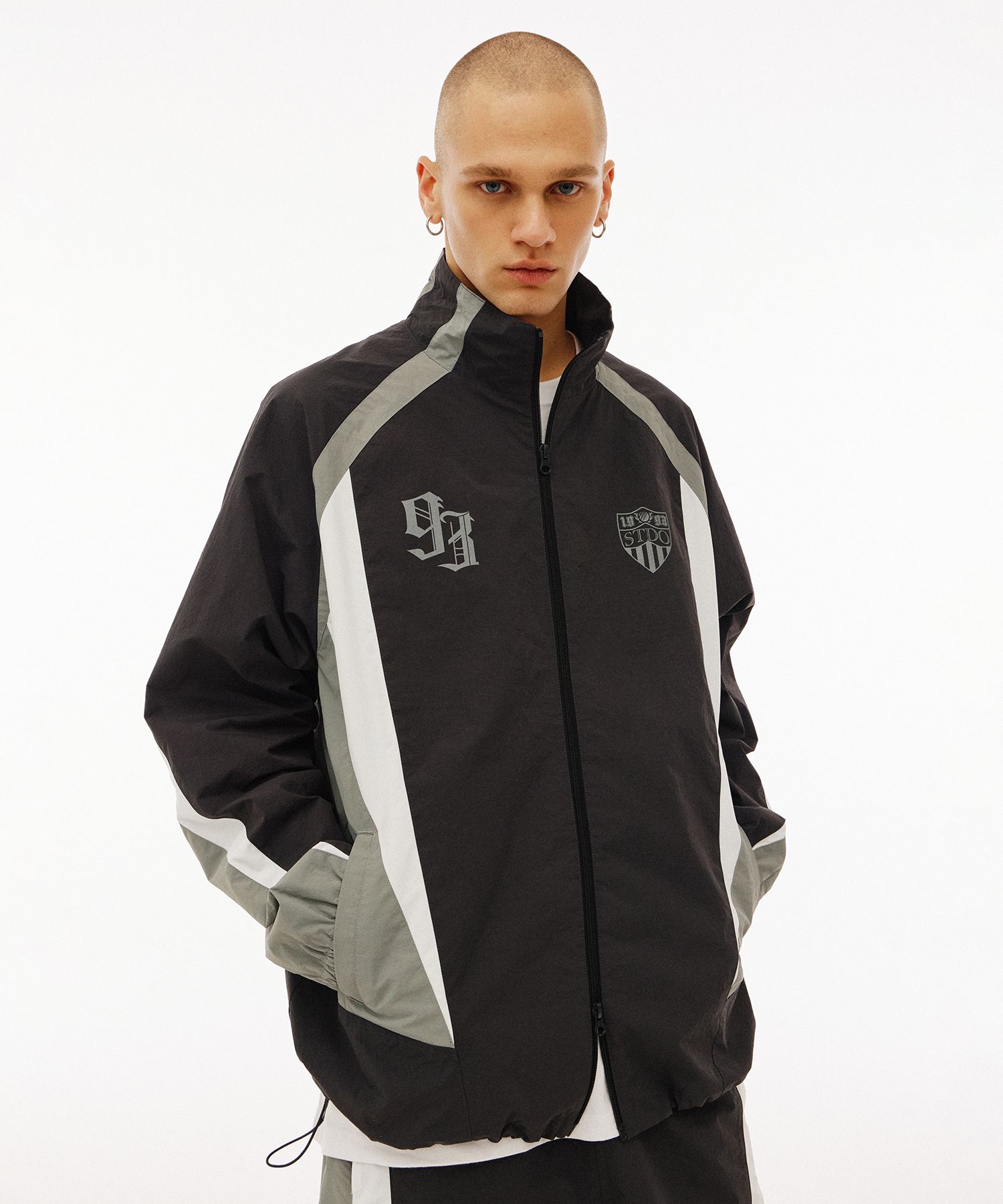 【1993studio】24SS★ Color Block 93 Sporty Zip-Up Jacket MUSINSA | 1993STUDIO Color block 93 sporty zip-up