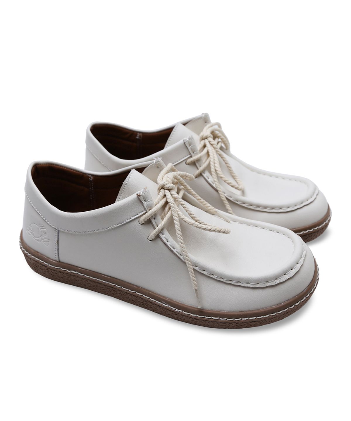 하버드 슈즈(HARVARD SHOES) 카스토 가죽 캐주얼 로퍼 아이보리